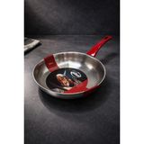 Gülsan 30 cm Paslanmaz Çelik Maksi Kavurma Wok Tava – Derin Form, Büyük Boy Çelik Wok, Profesyonel Pişirme - Derin form, büyük boy wok - Gümüş