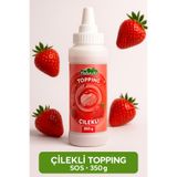 gülsan gıda Gülsan Naturello 350 g Çilekli Tatlı Sosu | Waffle, Pancake ve Dondurma