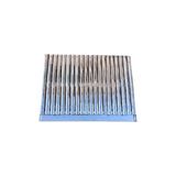 Gülsan Mangal Barbekü Izgarası 35 x 40 cm Paslanmaz Krom Oluklu Yapı ile Yağ Damlama Önleyici
