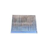 Gülsan Mangal Barbekü Izgarası Paslanmaz Krom Oluklu 35x40 cm - 35 x 40