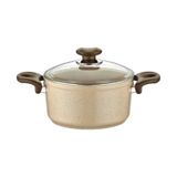 Gülsan Safran Granit 20 Cm Derin Tencere GULSAN.038 Vizon