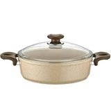 Gülsan Safran Granit 24 cm Basık Tencere