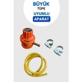 gülsan Tüp Başlığı Sanayi Tipi Ayarlı Tüp Dedantör Hortum Kelepçe Set