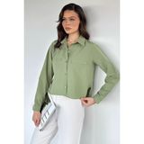 Gülseli Kadın Gömlek P-00020564 - Haki