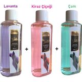 Gülsemin Cosmetic Isparta Kokuları Kolonya Set Lavanta+kiraz Çiçeği +çam 400 ml