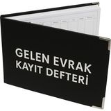 Gülşen Kırtasiye Gelen Evrak Kayıt Defteri 001 - 200 Numaralı - 00-Siyah