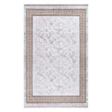 GÜLSEV HOME(420) HELEN, SANATSAL İPEKSİ VİSKON TRİKO AKRİLİK DOKUMA SARAYHAN OTURMA ODASI VE SALON HALISI Bej 160 x 230