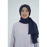 Gülsoy Kadın Cotton Pamuk Şal Lacivert - 1