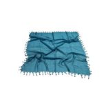 Gülsoy Kadın Sökme Boncuklu Eşarp El Işi Pamuklu Tülbent Petrol Yeşili 110cm X 110cm