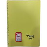 Gültaş 72 Yaprak Çizgili Spiralli Defter Sarı