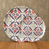 Gültaş Melamin 6 Küçük (17,5 Cm) + 6 Büyük (25 Cm) Melamin Pasta Tabağı Desen : Osmanlı