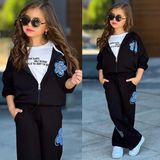Gültekin Bebe 5-14 Yaş Çiçek Desenli Oysho TAKIM-6431680 - Siyah - 7 - 8 Yaş
