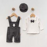 Gültekin Bebe Çakar Bebe 3-12 Aylık Balık Sırtı Jakarlı SLOPET-7016200 - Siyah - 9 - 12 Ay