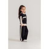 Gültekin Bebe Harby Kids Parçalı Kapşonlu Kız Penye Kumaş Ikili Takım 3-10 Yaş -BA467900560 - Siyah - 4 - 5 Yaş