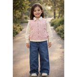 Gültekin Bebe Miss Elitte Süveter Gömlekli Takım 6-9 YAŞ-805929 - Pembe - 6 Yaş