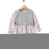 Gültekin Bebe Wow Çiçekli Penye Ikili Elbise 5-8 Yaş -450960200 - Su Yeşili - 6 Yaş