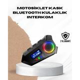 Gültekin Bluetooth 5.4 Interkom IP65 Toz ve Su Geçirmez LED Göstergeli