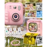 Gültekin Çocuk Dijital Fotoğraf Makinesi Anında Baskı ve Hd Video Kayıt Özellikli 5 Kalem ve 4 Rulo