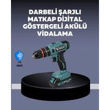 Gültekin Güçlü Şarjlı Matkap Vidalama Çift Batarya