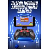 Gültekin Joystik Gamepad Bluetooth Telefon Tutucu Oyun Kolu Telefon Android Uyumlu