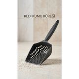 Gültekin Kedi Kumu Eleme Küreği, Çift Taraflı Tasarımıyla Kum Dağılımını Kontrol Ederken Kullanıcıyı