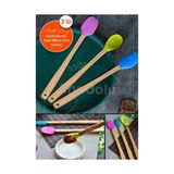 Gültekin Silikon Uçlu Isıya Dayanıklı Bambu Spatula 3'lü Set