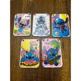 Gülümse Gel Kız Çocuk 1 Adet Stiç Ayna Stitch Ayna Stich K2Y Kpop Kore Cep Aynası - Renkli