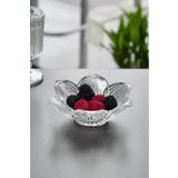 Gülümseten Avm 6 lı Lotus Çiçeği Kahve Yanı Sunumluk | Çizgili Origami Lokumluk | Şekerlik | Drajelik
