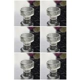 Gülümseten Avm 6’lı Cam Kahve Yanı Şekerlik Drajelik Origami Mini Sunumluk Pinterest Set