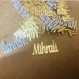 Gülüş Lazer Kesim 30 Adet 4X2 Cm Küçük Pleksi İsim Magnet Çikolata Üzeri Pleksi İsim Gold Yada Gümüş