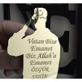 Gülüş Lazer Kesim 30 Adet Pleksi Asker Magnet Asker Hatırası Magnet