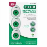 Gum Pro-Weave Dokuma Parçalamaya Dayanıklı Nane Aromalı 3 Numara + 2 Seyahat Ünitesi Diş İpi