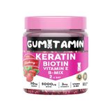 Gumitamin Keratin Saç ve Tırnak Vitamini 60 Tablet (Gummy, Biotin 5000, Çinko, E, B12, B6, B5)