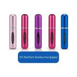 Gümrük Bey 5 Adet Doldurulabilir Parfüm Şişesi, Taşıma Kolaylığı, Dayanıklı Atomizer - 1 - Çok Renkli