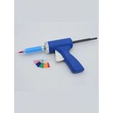 Gümrük Bey 5ml Pratik Şırınga Tabancası - Hassas Lehim ve Derz Dolgu - 1 Adet - Mavi