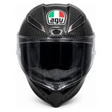 Gümrük Bey Agv Pista Gp Glossy Carbon Kapalı Motosiklet Kaskı - Xxl Beden - Şeffaf Vizör - 2XL - Karbon