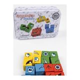 GÜMRÜK BEY Ahşap 4 Kişilik Yüz İfade Oyunu – Magic Cube Eğlenceli Masa Oyunu max. 4 kişi