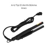 Gümrük Bey A+U Tipi El Akrilik Bükme Makinesi | Kanal Harf ve Tabela Yapımı Için Sıcak Isıtıcı Bender - 1 Adet - Siyah