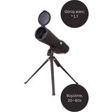 Gümrük Bey Bresser Junior Spotty 20 - 60X60 Teleskop, Büyütme 20-60X - Siyah - 37.5 x 15 x 11.5 cm - Optik