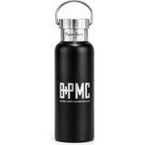 Gümrük Bey Buster + Punch Bp Mc 500ML Siyah/gümüş Su Şişesi – Çift Katmanlı Paslanmaz Çelik - 500 ml