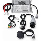 Gümrük Bey Endüstriyel Akıllı Akü Şarj Cihazı 60V 18A SMCZ1P-6018A - 120AH Bakımsız Akü Şarj Aleti
