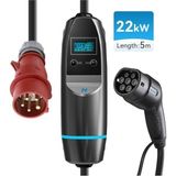 Gümrük Bey Khons 32A 22KW Taşınabilir Ev Şarj Cihazı – Type 2, 3 Faz - Bluetooth Kablosuz Uzaktan Kontrol