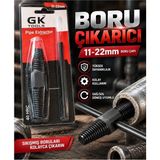 Gümrük Bey Kırık Musluk Sökme Aparatı Ters Kılavuz Sıkışmış Boru Çıkarıcı Seti 11-22MM - Siyah