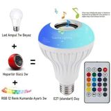 Gümrük Bey LED Music Bulb Bluetooth Hoparlörlü Rgb LED Ampul Kumandalı - 1 - 10 W