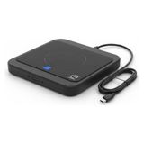Gümrük Bey Mag Mount Kablosuz Şarj Pedi - 5W/15W - Magsafe Uyumlu - USB Type-C - Siyah