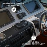 Gümrük Bey Max Rectangular Wireless Telefon Şarj Cihazı - Sabitlenebilir - Kablosuz - Siyah