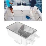 Gümrük Bey NMBP13‑G750‑30‑12 12V/24V 750GPH Otomatik Duş Sump Pompası Drenaj Tahliye Kutusu - Beyaz