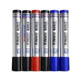 Gümrük Bey Permanent Marker 6’lı Set | Kalıcı Keçeli Kalem | Suya Dayanıklı, Hızlı Kuruyan , Kalıcı Kalem - Siyah - 1