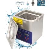 Gümrük Bey PS-08A Dijital Ultrasonik Temizleyici- Isıtıcılı - Zaman Ayarlı - Gri