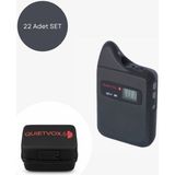 Gümrük Bey Quietvox Qv9 Analog Ses Iletim Sistemi - Tur Rehberi ve Grup Iletişimi Için Taşınabilir Verici,alıcı - 22